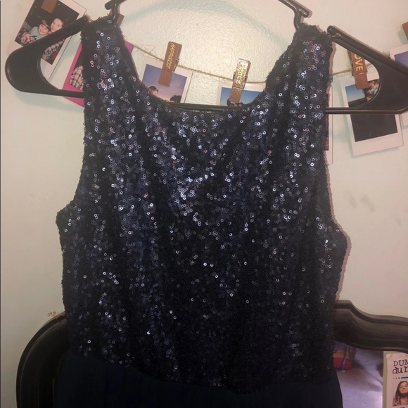 Blue sequins dress - Picture 2 of 6